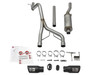 aFe Power 49-48056-B Rebel Series 2.5" Dual Center Exit Cat-Back for 07-18 Jeep Wrangler JK