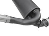 aFe Power 49-48062-B Rebel Series 2.5" 409 Stainless Steel Cat-Back Exhaust System - Black for 07-18 Jeep Wrangler JK