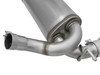 aFe Power 49-48061-P Rebel Series 2.5" 409 Stainless Steel Axle-Back Exhaust System - Polished for 07-18 Jeep Wrangler JK