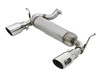 aFe Power 49-48061-P Rebel Series 2.5" 409 Stainless Steel Axle-Back Exhaust System - Polished for 07-18 Jeep Wrangler JK