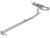 aFe Power 49-08044-1P Scorpion 2.5" Aluminized Cat-Back Exhaust w/ Polished SS Tip for Jeep Wrangler JK Unlimited 4 Door