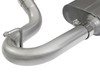 aFe Power 49-08044-1P Scorpion 2.5" Aluminized Cat-Back Exhaust w/ Polished SS Tip for Jeep Wrangler JK Unlimited 4 Door