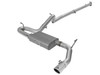 aFe Power 49-08044-1P Scorpion 2.5" Aluminized Cat-Back Exhaust w/ Polished SS Tip for Jeep Wrangler JK Unlimited 4 Door