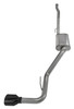 Pypes Performance Exhaust SJJ50SB 2.5" Cat Back Exhaust with Street Pro Muffler with Stainless Steel Exhaust Tip for Jeep Gladiator JT