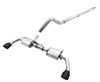 AWE Exhaust 17613 4113 Tread Edition Axle Back Exhaust System Axle Back with Non Resonated Mid-Pipe with Black Tips for 12-18 Jeep Wrangler JK 3.6L
