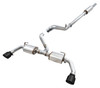 AWE Exhaust 17613 5112 Tread Edition Axle Back Exhaust System Axle Back with Resonated Mid-Pipe with Black Tips for 18-25 Jeep Wrangler JL 3.6L