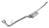 Pypes Performance Exhaust SJJ50S 2.5" Cat Back Exhaust with Street Pro Muffler with Stainless Steel Exhaust Tip for Jeep Gladiator JT