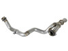 aFe Power 48-48026 Twisted Steel Y-Pipe Exhaust System for 18-25 Jeep Wrangler JL & Gladiator JT with 3.6L