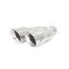 Mishimoto MMEXH-TIP-QY25P Dual-Y 3.5" Exhaust Tips with 2.5" Inlet in Polished Stainless Steel