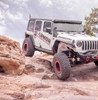 Road Armor 518ARG4B Stealth Body Armor Rocker Panels for 18-25 Jeep Wrangler Unlimited JL 4-Door