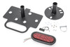 Warrior Products 2380 Spare Tire License Plate Mount with 3rd Brake Light