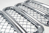 Black Horse Off Road BH-ABS414 Chrome ABS Plastic Mesh Grille for 07-18 Jeep Wrangler JK & Unlimited JK