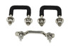 Kentrol Stainless Steel Windshield Tie Down Kit for 55-86 Jeep CJ