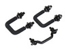 Kentrol Stainless Steel Windshield Tie Down Kit for 55-86 Jeep CJ