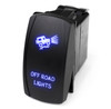 Race Sport Lighting RSLJ14W LED Rocker Switch with White LED Radiance (Rock Lights)