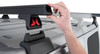 Rhino-Rack 2-Bar Backbone Roof Rack with Quick Mount Legs Standard for 18-25 Jeep Wrangler JL Unlimited 4 Door Hardtop