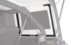 Rhino-Rack Heavy Duty 3-Bar Backbone Roof Rack in Silver with Passenger Side Batwing for 07-18 Jeep Wrangler JK Unlimited 4 Door Hardtop