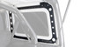 Rhino-Rack HD 59" 2-Bar Backbone Roof Rack in Silver with Passenger Side Batwing for 18-25 Jeep Wrangler JL Unlimited 4 Door Hardtop