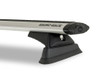 Rhino-Rack Vortex 3-Bar Backbone Roof Rack in Black With Driver Side Batwing Awning for 18-25 Jeep Wrangler JL Unlimited 4 Door Hardtop