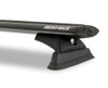 Rhino-Rack Vortex 3-Bar Backbone Roof Rack in Black With Passenger Side Batwing for 18-25 Jeep Wrangler JL Unlimited 4 Door Hardtop