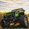 Quake LED QTE993 9.5" x 0.75" Slim Chop Kit DRL w/ Sequential Switchback Turn Signal & Side Marker Light for 18-25 Jeep Wrangler JL & Gladiator JT (Rubicon only)