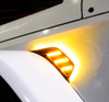 XKGLOW Amber Fender Vent Turn Signal & Running Light for 18-25 Jeep Wrangler JL & Gladiator JT