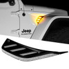 XKGLOW Amber Fender Vent Turn Signal & Running Light for 18-25 Jeep Wrangler JL & Gladiator JT