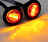 Quake LED 3/4" Side Marker Lamps - 6 Pack