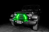 XKGLOW XKchrome LED Grill Kit with DRL Sequential Turn for Jeep Wrangler and Gladiator for 07-25 Jeep Wrangler JK, JL, & Gladiator