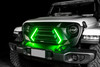 XKGLOW XKchrome LED Grill Kit with DRL Sequential Turn for Jeep Wrangler and Gladiator for 07-25 Jeep Wrangler JK, JL, & Gladiator