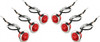 Hopkins Towing Solutions C1534RK6 6 Pack 3/4" LED Round Clearance/Side Marker in Red