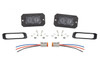 Diode Dynamics DD6732P Stage Series 2" C2 Flush LED Pod Pair White Output Amber Backlight Pro Combo Pair