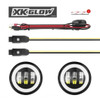 XKGLOW XK042010-B-JL LED Fog Light Kit for 18-25 Jeep Wrangler JL & Gladiator JT