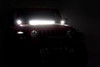 Rough Country 70052DRL 2in LED Cube Light Lower Windshield Kit Chrome Series w/ White DRL for 18-25 Jeep Wrangler JL & Gladiator JT