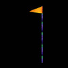 Quake LED QW493 HD RGB Accent Whip Light Kit 6 Foot - Each