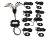 Quake LED QTL767 RGB ACCENT ROCK LIGHTS 8 Piece with Controller