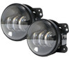 DV8 Offroad R4FL16W3W LED Fog Lights for 07-18 Jeep Wrangler JK