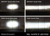 Diode Dynamics DD6195 SS3 LED Fog Light Kit Sport Type M Yellow SAE Fog for 07-25 JK, JL Sahara/Rubicon & Gladiator JT Overland/Rubicon