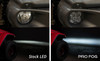 Diode Dynamics DD6696 SS3 Pro Type MR LED Fog Light Kit SAE White Max Type MR Fog Lights for 07-25 JK, JL, & Gladiator JT Rubicon with Steel Bumper