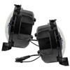 Oracle Lighting 5839-504 Oculus 9" Bi-LED Projector Headlights with White Halo Ring & Matte Black Bezel for 18-25 Jeep Wrangler JL & 20-25 Gladiator JT
