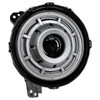 Oracle Lighting 5839-504-PSC Oculus 9" Bi-LED Projector Headlights with White Halo Ring & Satin Silver Bezel for 18-25 Jeep Wrangler JL & 20-25 Gladiator JT