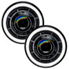 Oracle Lighting 5876-330 Oculus Bi-LED Projector Headlights with ColorSHIFT Halo & RF Controller