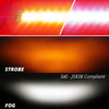XKGLOW Fog & Strobe LED Razor SAE Light Bar
