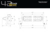 Diode Dynamics DD5034 42" Stage Series Straight LED Light Bar Single Row with White Combo Beam Pattern