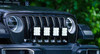 Diode Dynamics DD6826 SS5 4-Pod CrossLink Grille Lightbar Kit in White Sport Combo Pods for 18-25 Jeep Wrangler JL