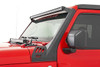 Rough Country 70065 50 Inch LED Light Bar Upper Windshield Kit Single Row Black Series without Backlight