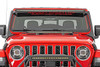 Rough Country 70065 50 Inch LED Light Bar Upper Windshield Kit Single Row Black Series without Backlight