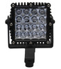 RealTruck Go Rhino 730066T 6x6 LED Light Windshield Cowl Mount Bracket for 18-25 Jeep Wrangler JL Unlimited & Gladiator JT