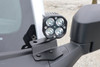 LoD Offroad BLM2103 Black Ops Single A-Pillar Base Light Mount in Black Texture for 21-25 Ford Bronco