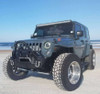 Road Armor JK50DB Defender Windshield Light Bar Mounts with One Lower Mount for 07-18 Jeep Wrangler JK